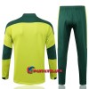 Palmeiras Training Huppari Suits 2021-22 Neljännes Zip Vihreä - Miesten
